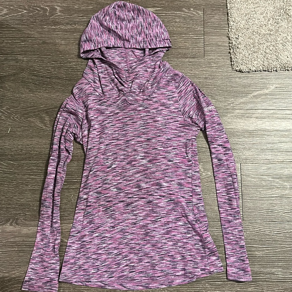 Columbia turtle neck hoody shirt